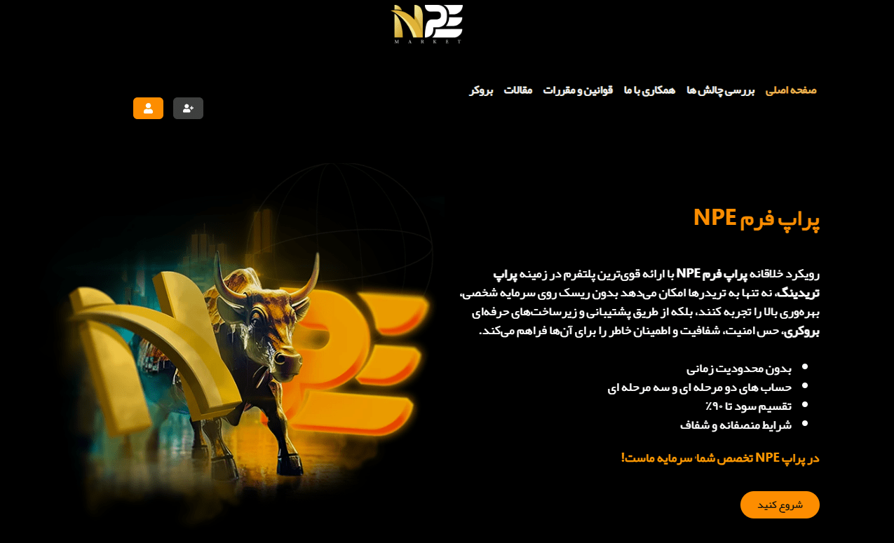 پراپ فرم ان پی ای
